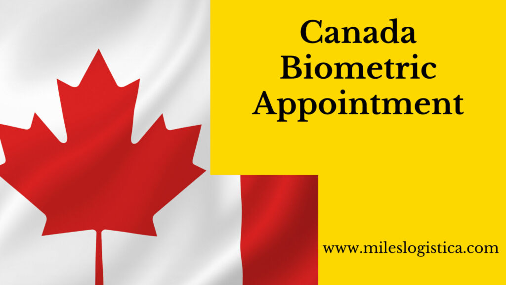 VFS Canada Biometric Appointment