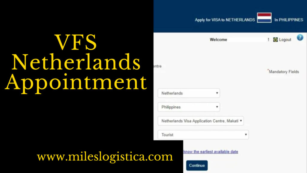 VFS Netherlands Appointment