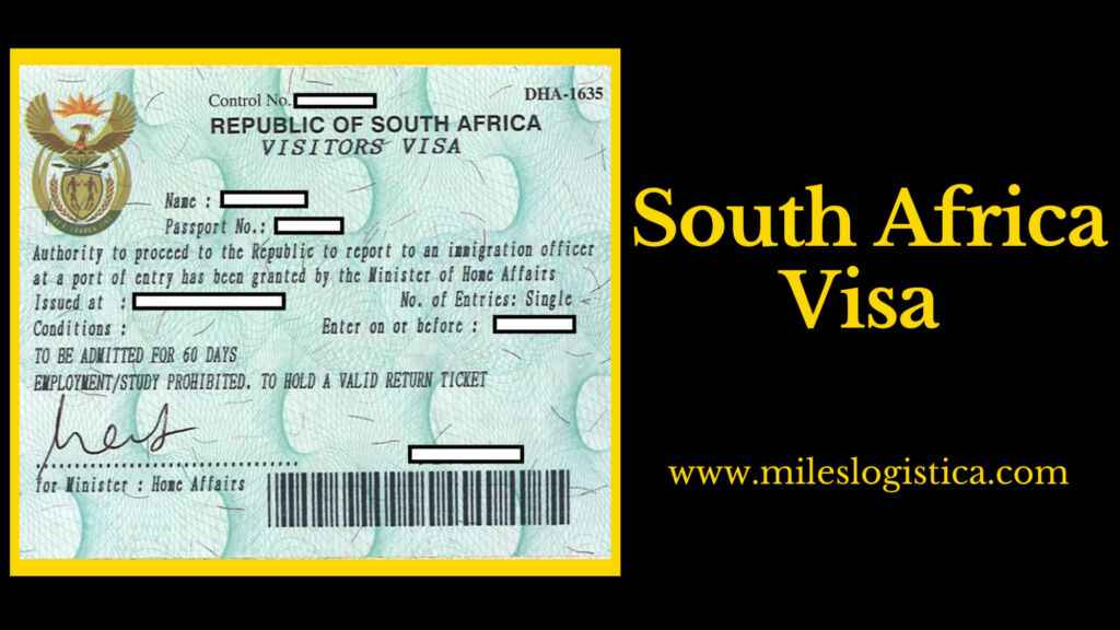 South Africa Visa Application Form