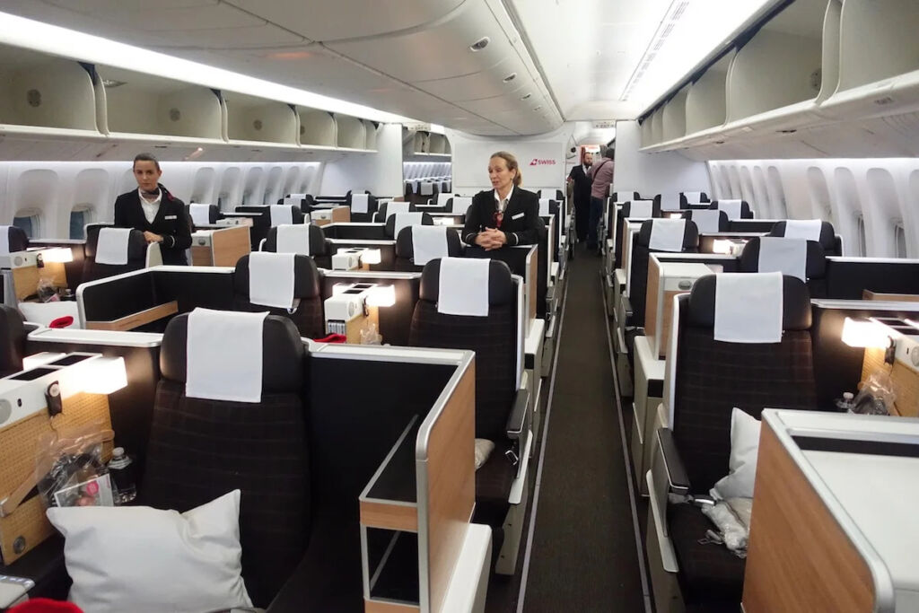 Business Class Swiss a330 Review