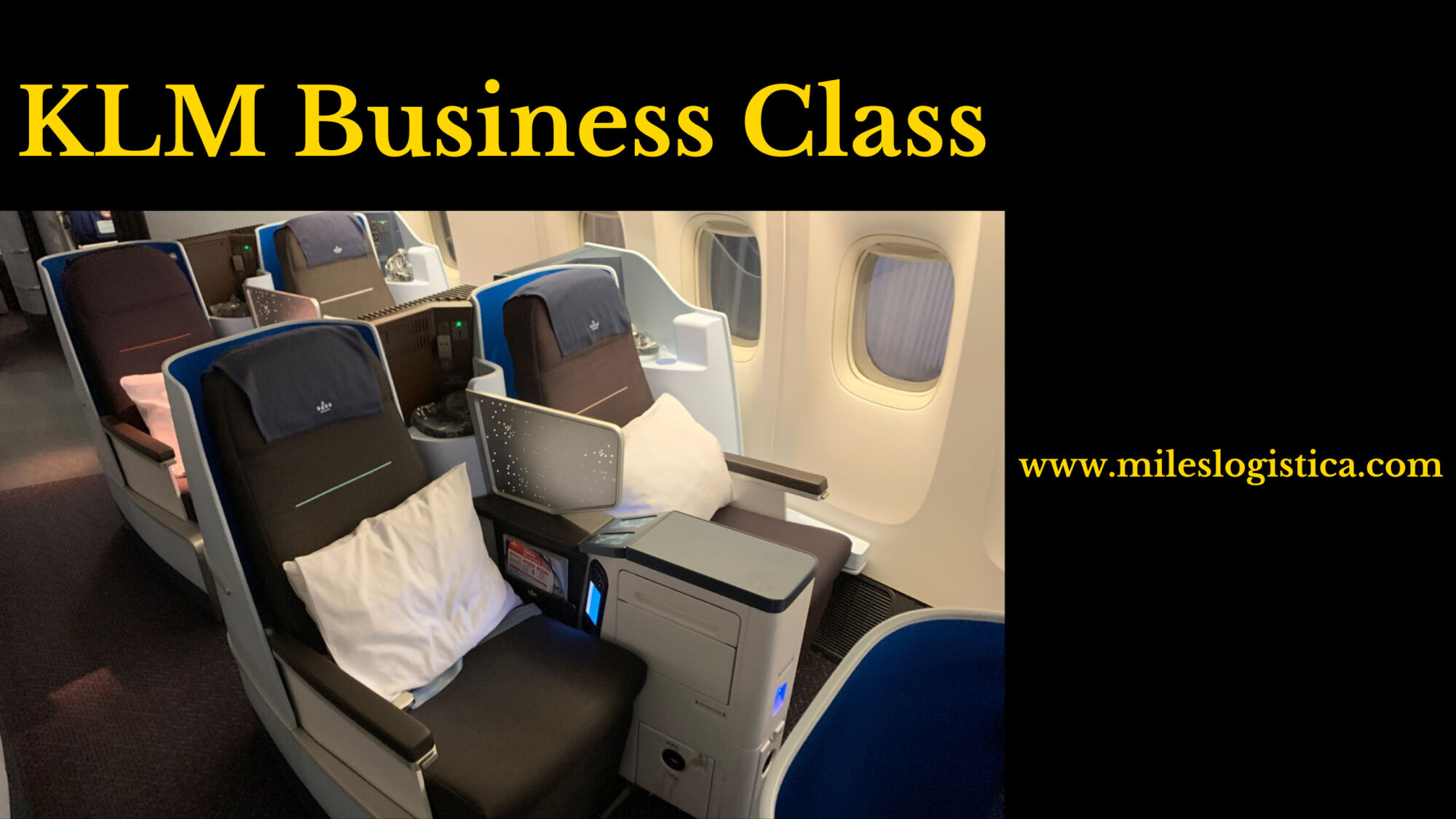 KLM Business Class 777 300 Review