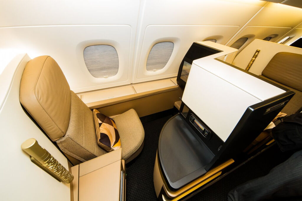 Etihad A320 Business Class