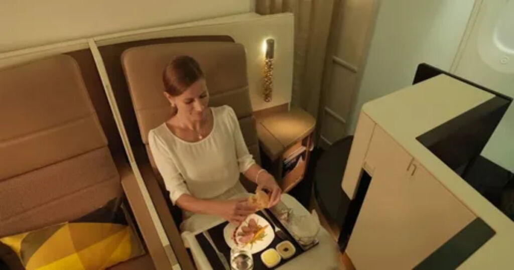 Etihad Dreamliner Business Class