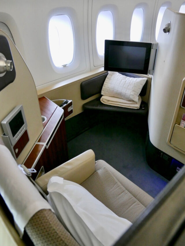 Qantas First Class a380 Review