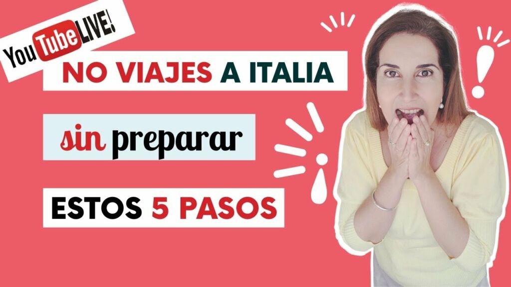🖐🏼5 PASOS para ORGANIZAR tu VIAJE a ITALIA🚀