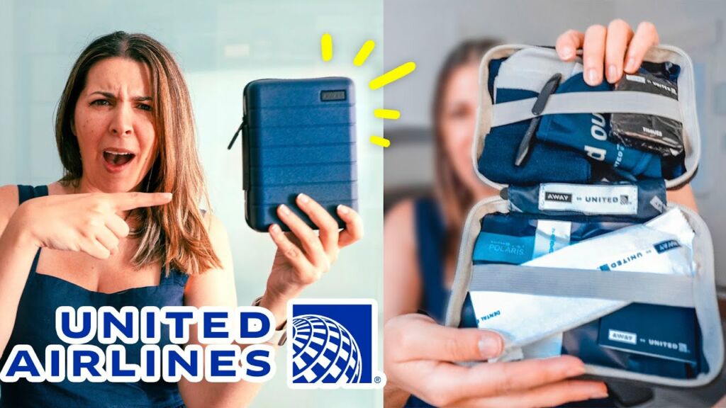 Bolsito de UNITED AIRLINES clase BUSINESS