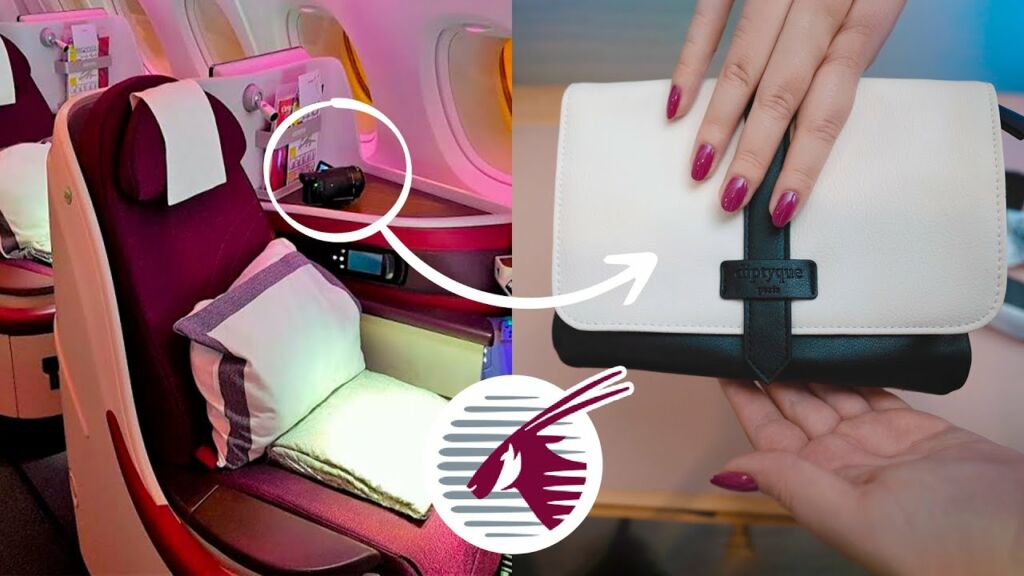 Bolsito QATAR Airways Clase Ejecutiva ¡súper exclusivo! Unboxing en 4K