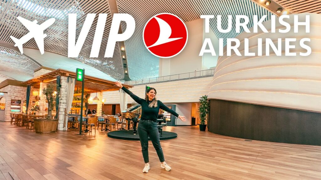 La SALA VIP impresionante de Turkish Airlines en Estambul