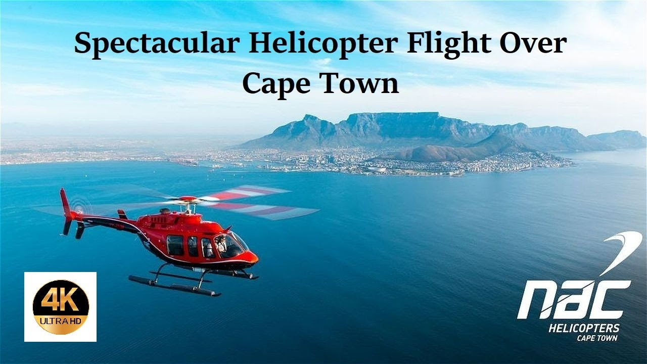 Scenic Helicopter Flight & Tour / Ride Over Spectacular Cape Town with NAC Helicopters