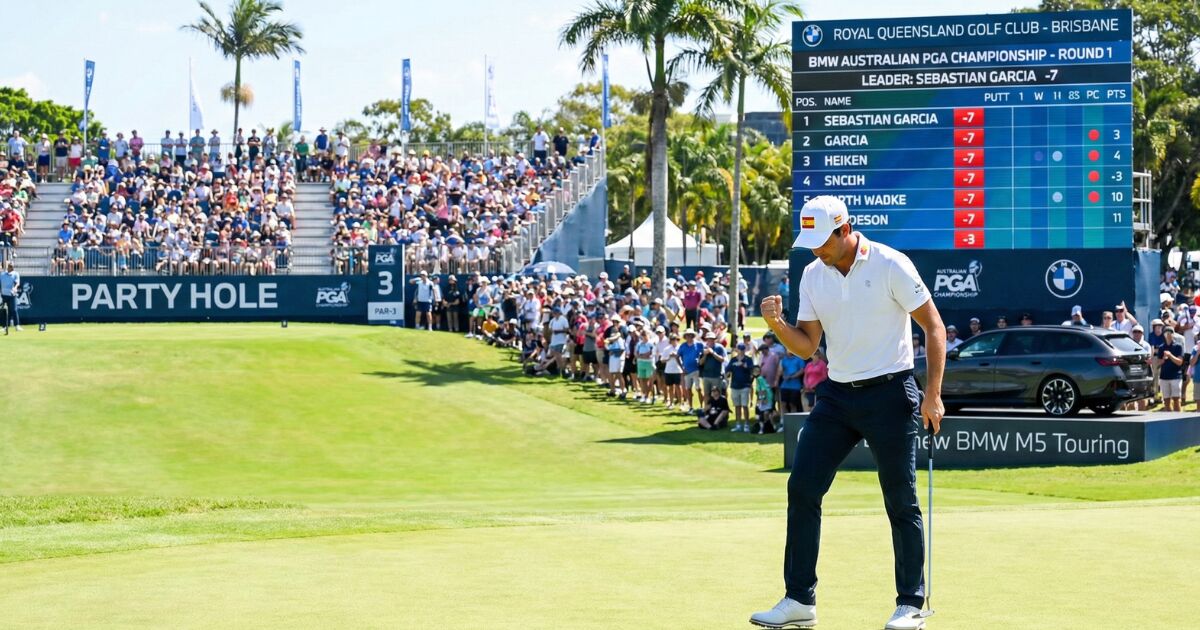 Podcast on BMW Australian PGA 2026 Sebastian Garcia Dominates Brisbane
